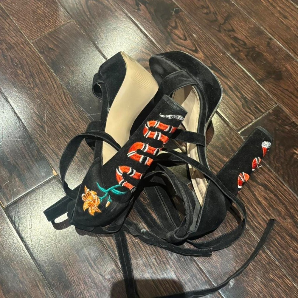 Ego Official Lace Up Platform Heels - Picture 2 of 4